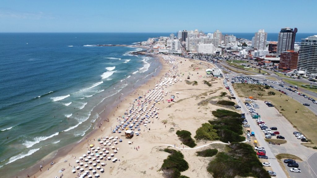 Playa Brava, en Punta del Este.Foto: Ricardo Figueredo